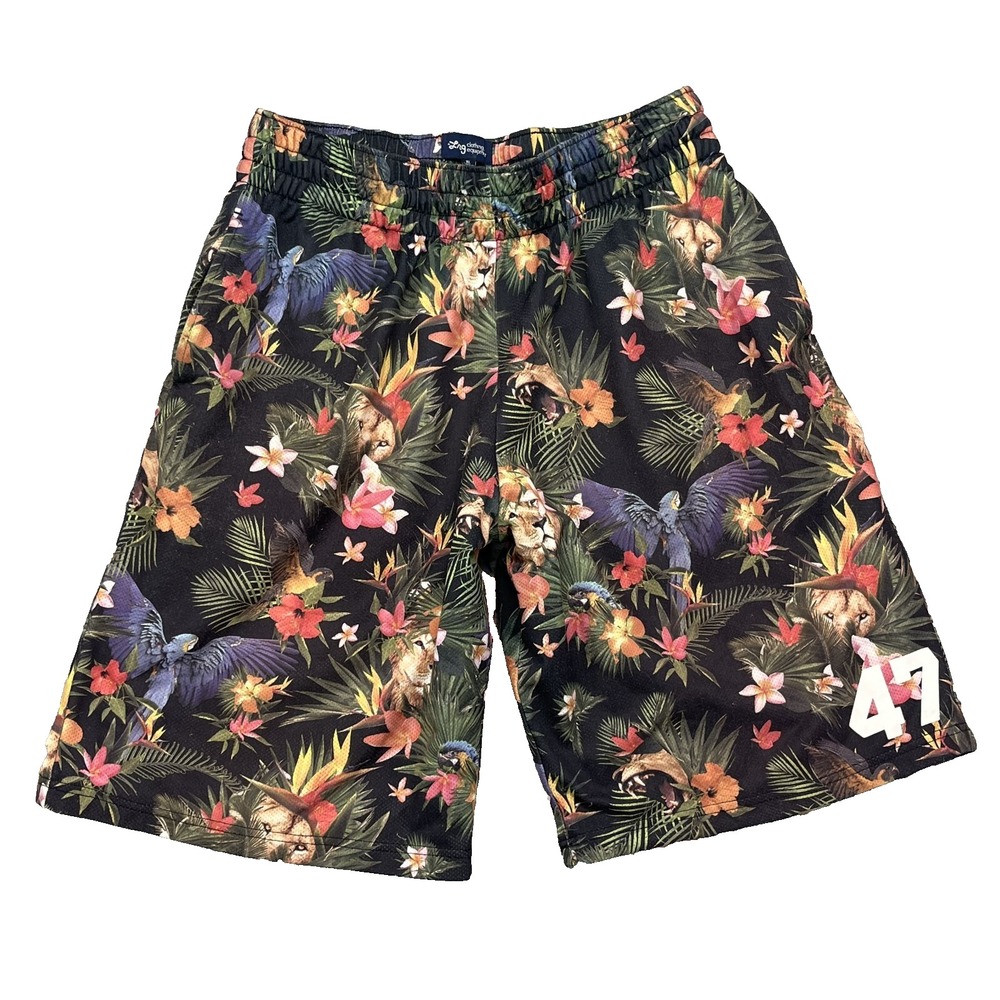 Lrg Clothing Shorts Men XL Skate Hawaiian Floral Streetwear Safari Basketball 47